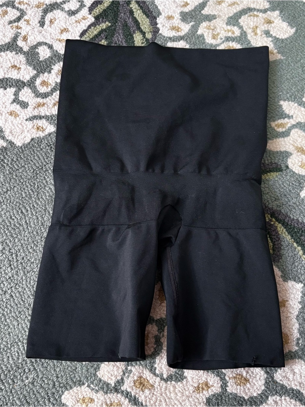 Assets By Spanx Black High-Waist Shaping Shorts